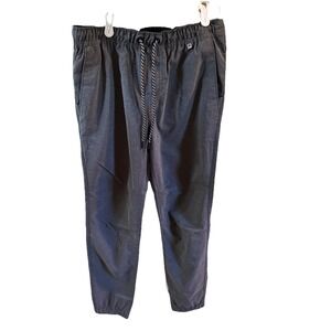 Hurley Men's Pacer Stretch Twill Jogger Size S‎ Gray/Black
